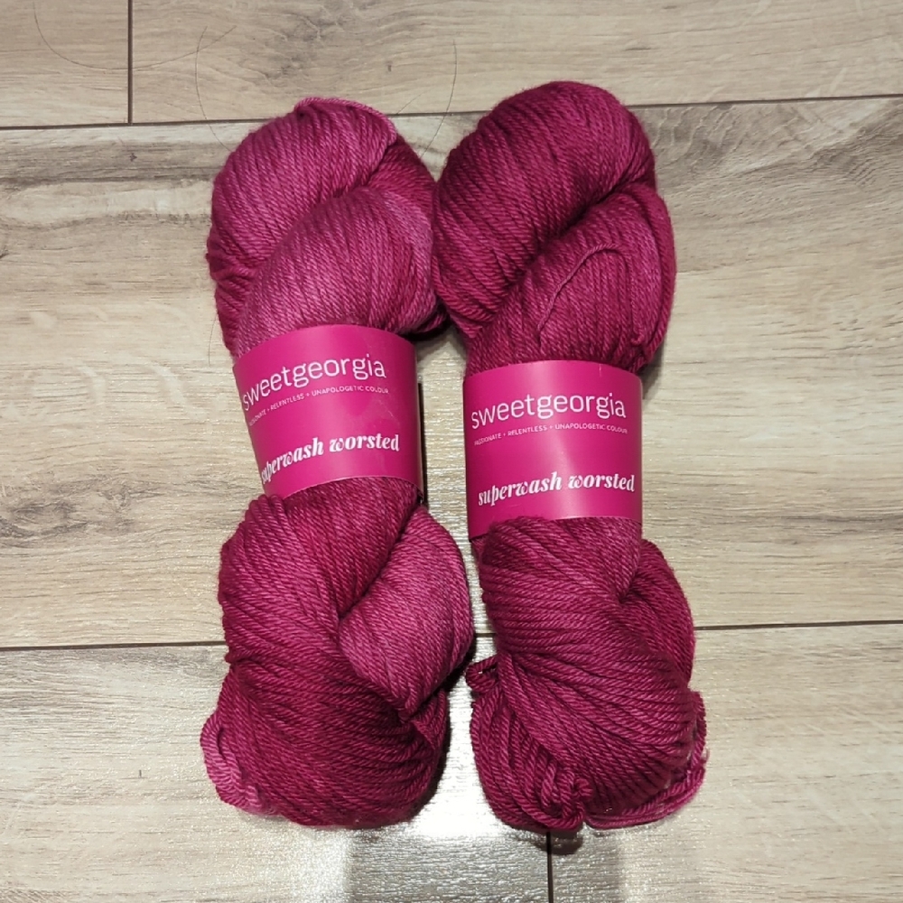 Sweet Georgia Superwash Worsted Yarn - Orchid Pink